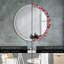 Huldar Glass Flat Wall Mirror