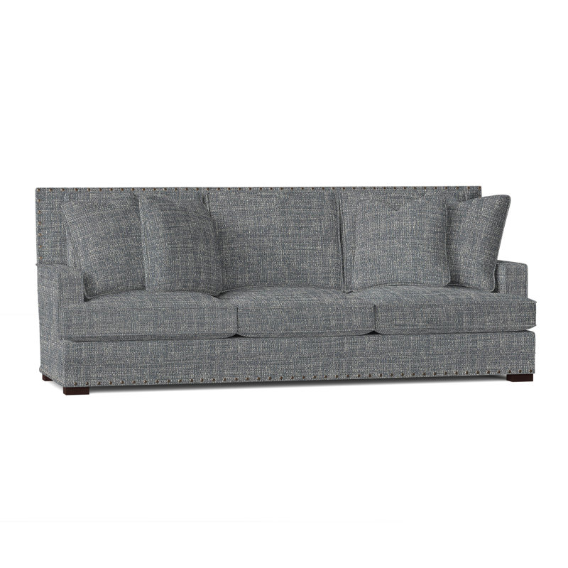Cantor Upholstered 94.5'' Sofa, Dark Grey Chenille 5533-011, Mocha