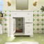 Ensemble de meuble-lavabo autoportant 30 po avec comptoir en céramique 30 po-63216494