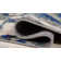 Strausstown Marbled Abstract Dark Gray/Blue Rug