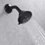 Stilleto Collection Shower Trim Only: 3-Function 4" Round Shower Head, Single Handle Set & Rough-in Valve Included - Oil Rubbed Bronze-36865917