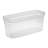 Sterilite Narrow Storage Bin with Handles, Container to Organize Shelving, Closets, and Countertops