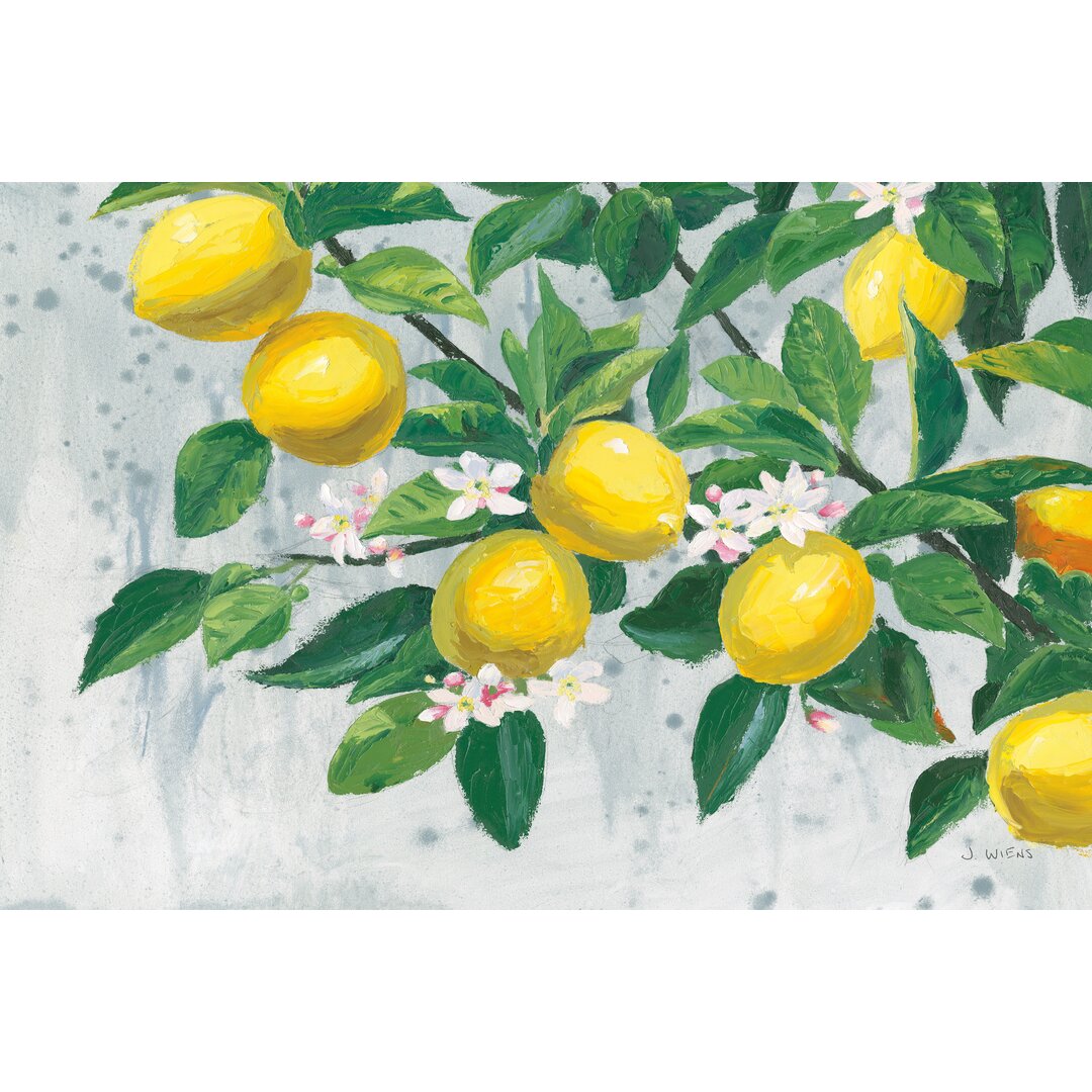 Leinwandbild Zesty Lemons von James Wiens