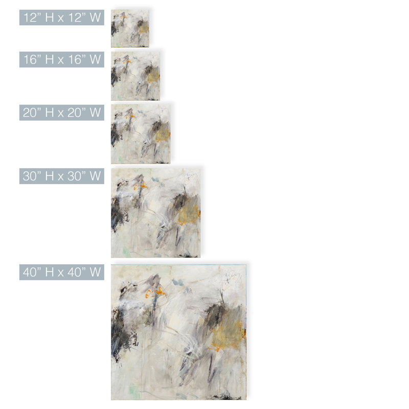 Quiet Presence Print by Patricia Schwimmer, Wrapped Canvas, 40" H x 40" W x 1.5" D, Does Not Apply