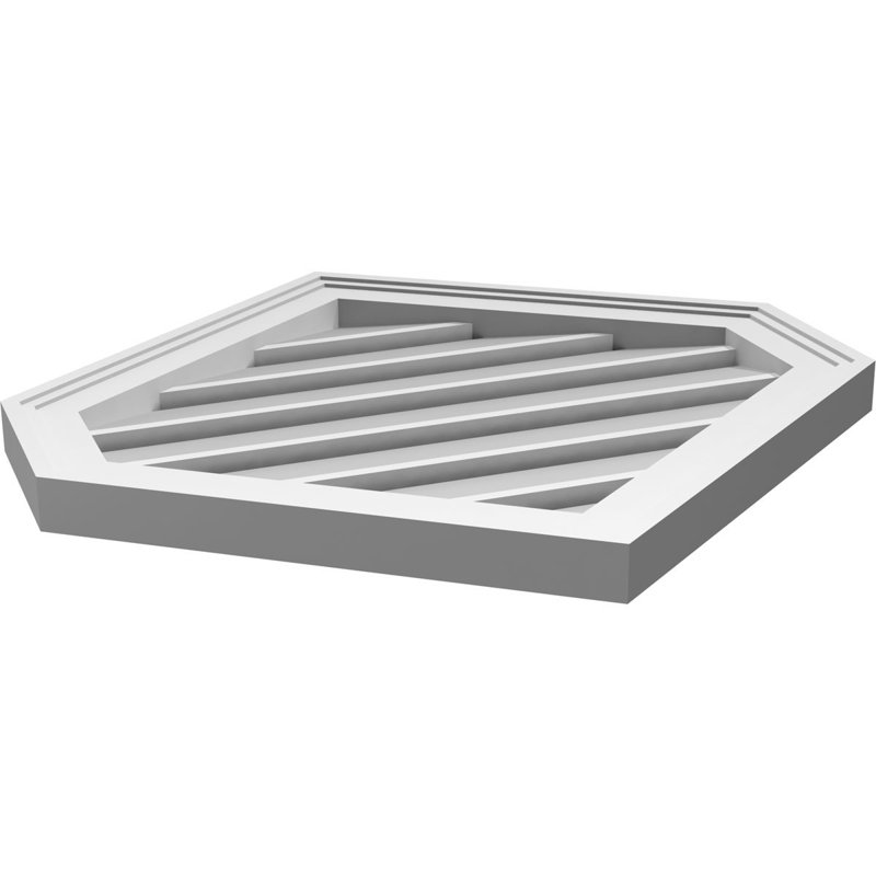 Pente verticale verticale en uréthane 9 pi, H 24 po x l 24 po x P 1,5 po