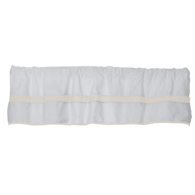 Massingill Cotton Blend Tailored Window Valance