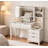Dressing table, large glass countertop dressing table with LED mirror and built-in power supply-139023218