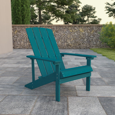 Commercial All-Weather Poly Resin Wood Adirondack Chair