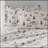 4 PCS Full Sheet Set Gray Deer Toile