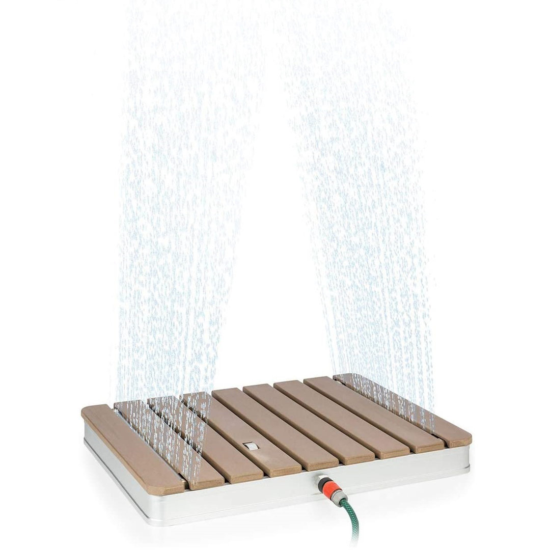 Upside Down Portable Outdoor Shower with Garden Hose Attachment Designer Outdoor Showers
