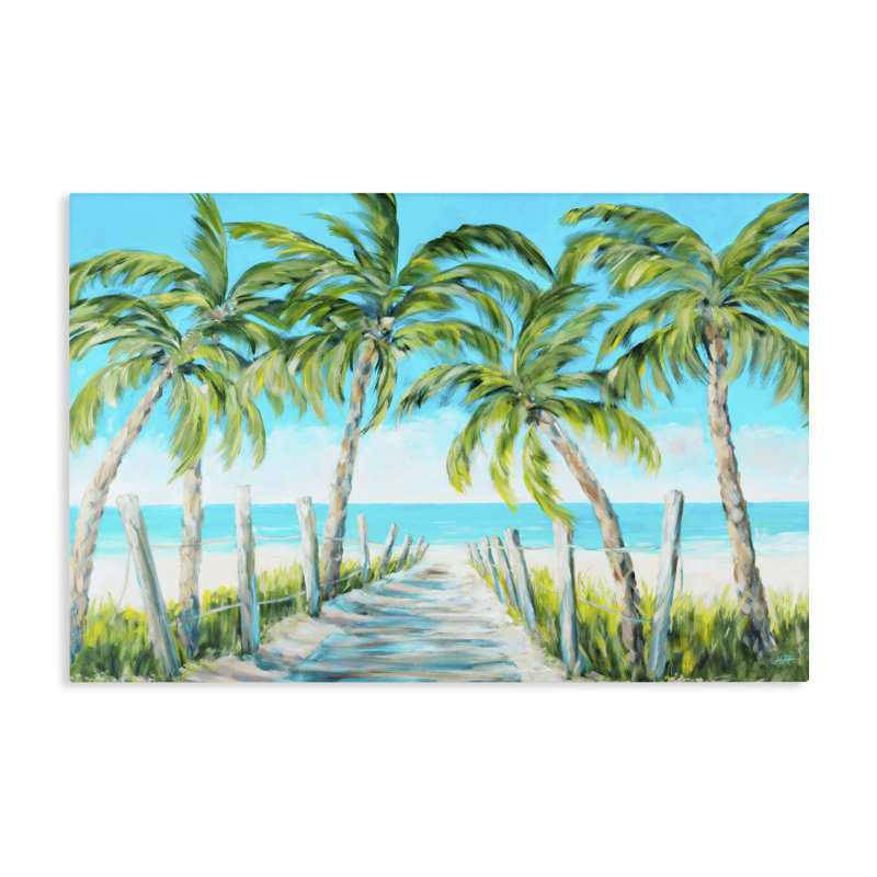 Toile The Path To Paradise, design par Julie DeRice, H 30 po x l 45 po