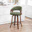 Tabouret de comptoir pivotant en similicuir Providence-128799125