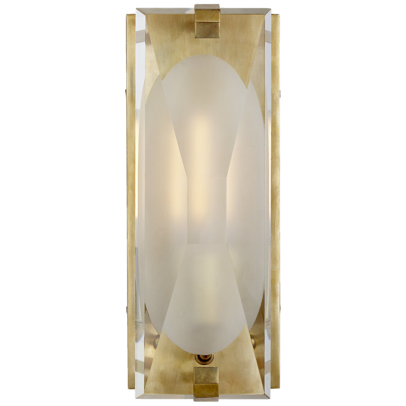 kate spade new york Castle Peak Small Bath Sconce, Soft Brass