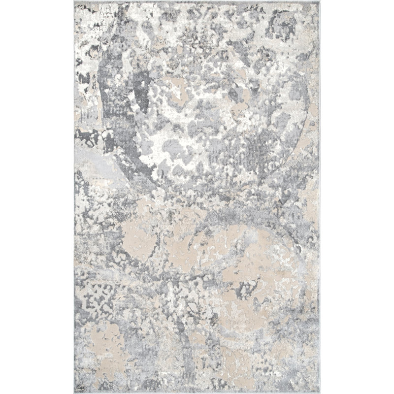 Kincannon Abstract Indoor Rug, Rectangle 8' x 10'