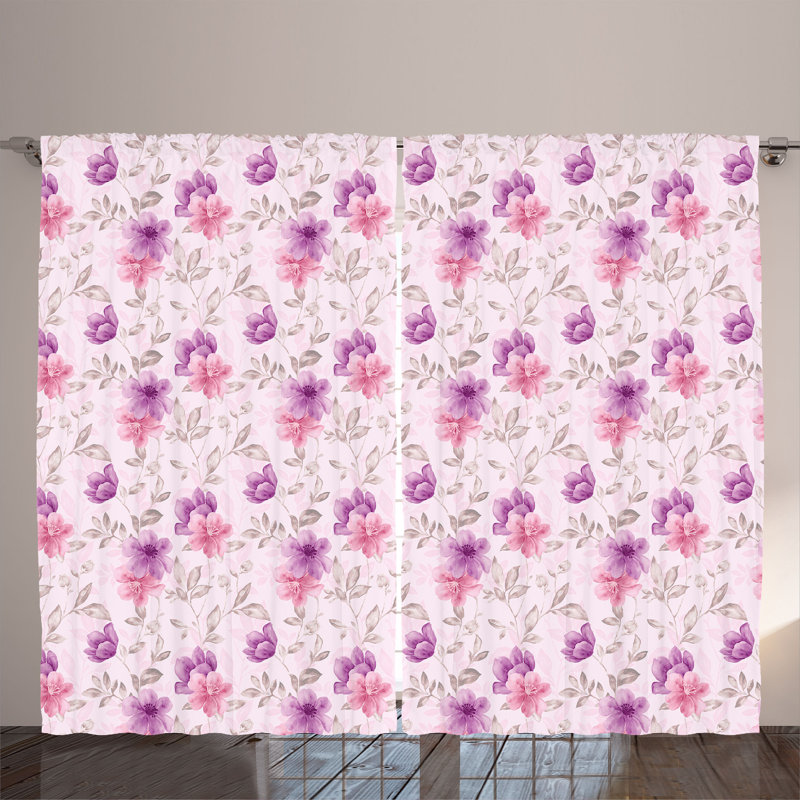 Semi Sheer Curtain Pair