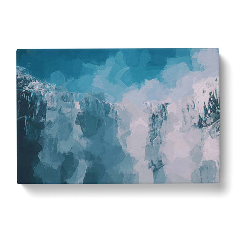 Above A Waterfall In Abstract - Wrapped Canvas Painting, 50cm H x 76cm W x 3cm D