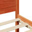 Bed Frame with Headboard Solid Pine Wood-2085284112-2085284119