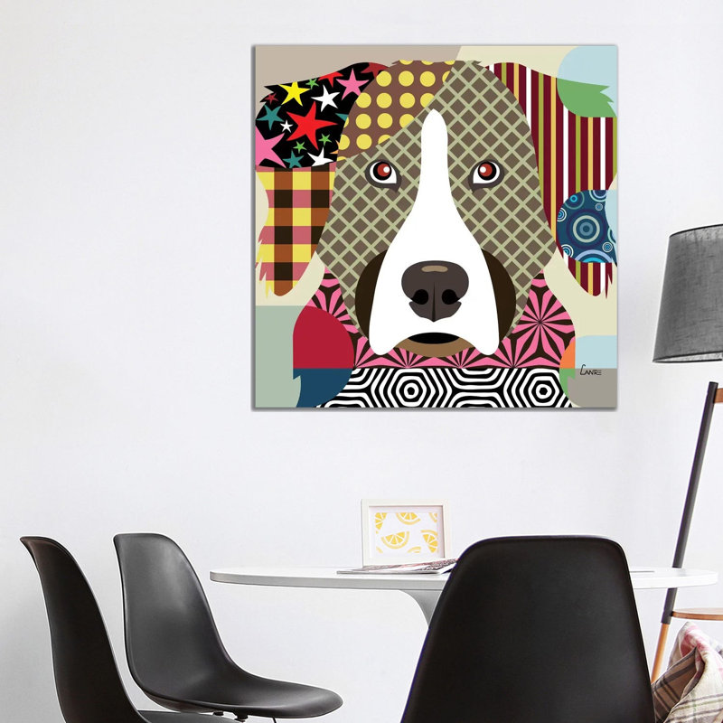 Bernese Mountain Dog by Lanre Studio - Wrapped Canvas Print, 93.98 cm H x 93.98 cm W x 1.91 cm D