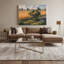 «Farm Wheelbarrows», art mural sur toile beige-134187061
