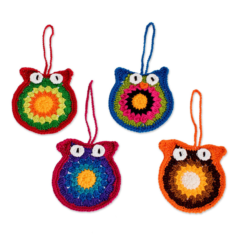 3.5'' Handmade Acrylic Animals Holiday Shaped Ornament