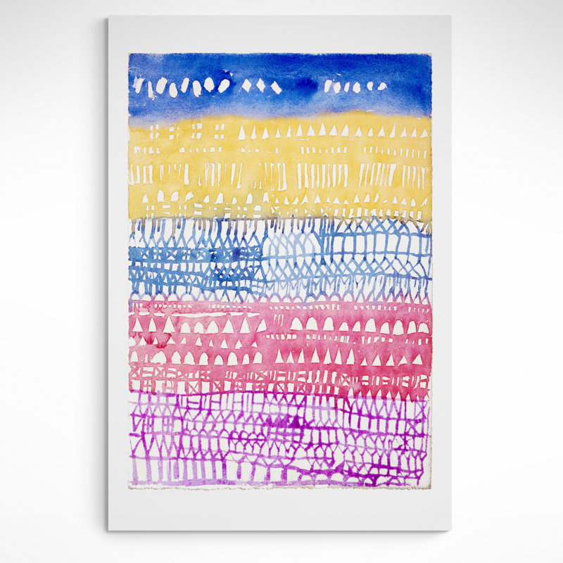Strawberry by Paul Klee - Wrapped Canvas Print, 117cm H x 81cm W x 5cm D