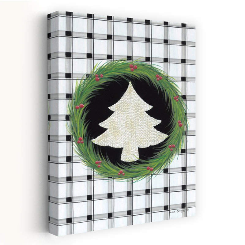 Stitched Tree 1 Piece Wrapped Canvas Wall Art, 91.44cm H x 60.96cm W