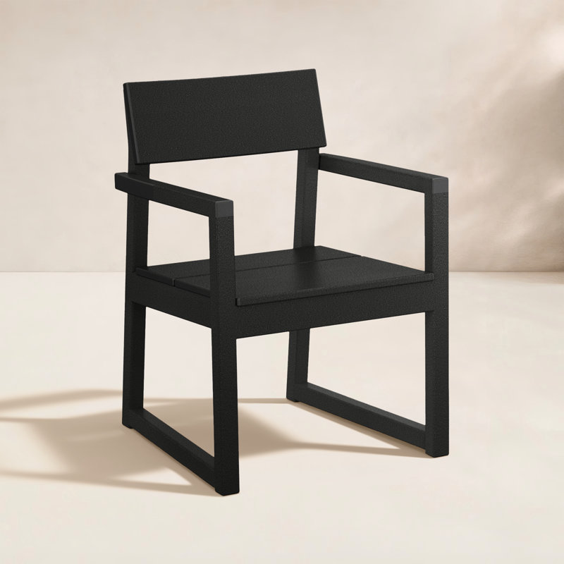 EDGE Dining Arm Chair, Black