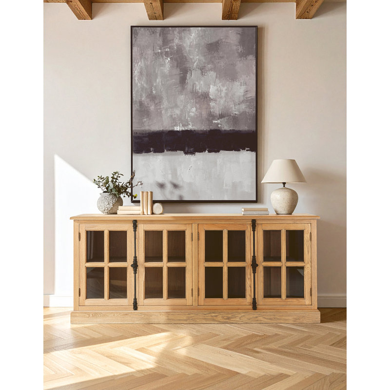 Abbigail 200cm Solid Wood Sideboard