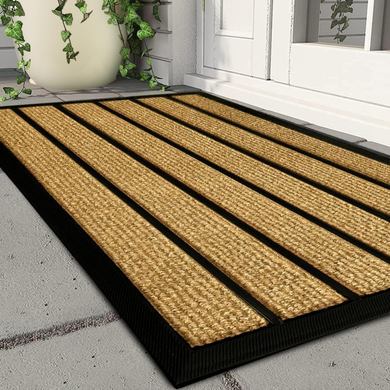Non-Slip Striped Doormat