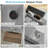 43.5" Sleeper Chair Bed, 3-in-1 Convertible Sleeper Sofa Chair with Adjustable Backrest&USB&Table&Cup Holder-857860181