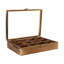 Boîte à épices en bois avec 12 contenants et cuillère en bois