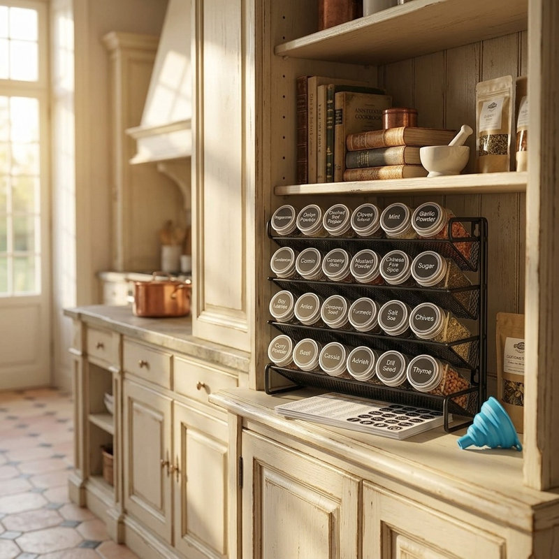 Freestanding Spice Rack