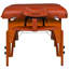 Ensemble de table de massage portable Winston Porter 31 "Santana Pro, rembourrage en mousse viscoélastique rouge montagne