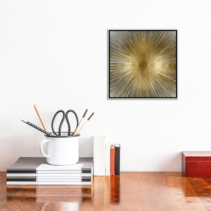 «Radiant», impression sur toile tendue, H 12 po x l 12 po x P 1,5 po, Toile avec cadre blanc