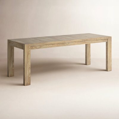 Laroche 84" Extendable Oak Dining Table