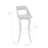 Fiera 29" Swivel Gray Faux Leather And Walnut Wood Bar Stool