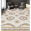 Tapis beige et beige noué à la main de haute qualité