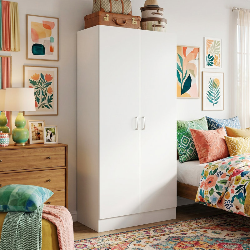 White Wardrobe For Compact Homes