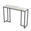 39.4" Marble Console Table Sintered Stone High-End Sofa Side Table-1837535099