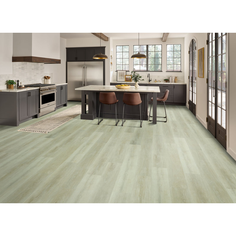 Vinyasa 5mm Thick 8.9'' W x 60'' L Vinyl Plank, Natural Ecru
