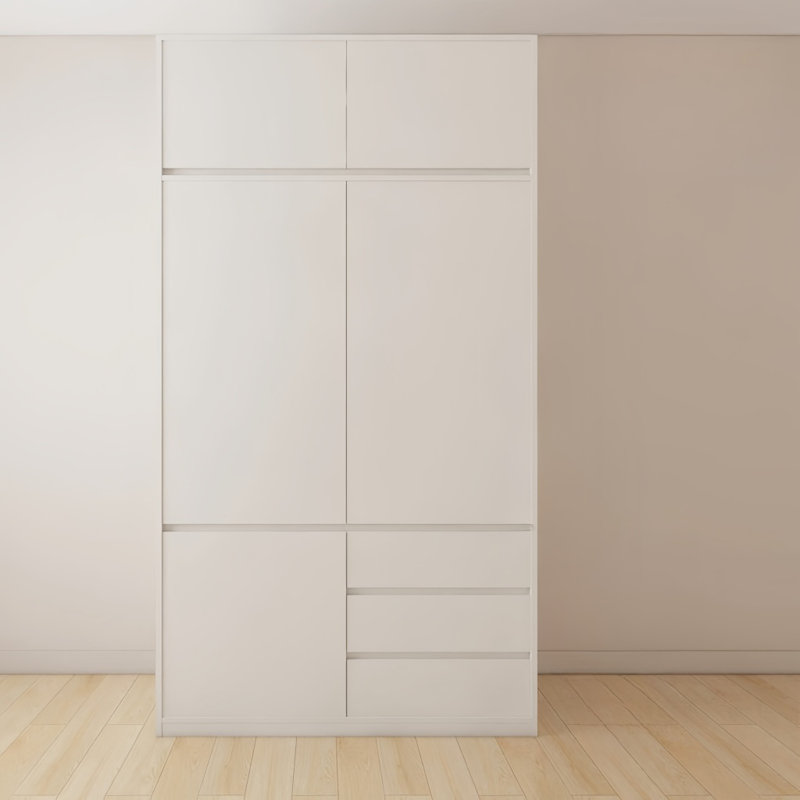 Garde-robe simple de couleur unie