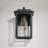  Dekotah Black 11" H Glass Outdoor Wall Light