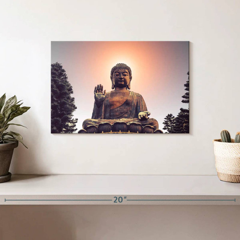 Adella Tian Tan Giant Buddha, 8" H x 12" W