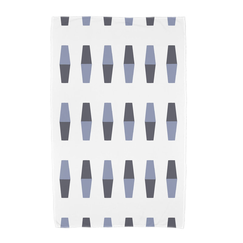 Serviette de plage en microfibre Aksel, Bleu
