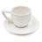 Cup & Saucer - Set of 8 - White