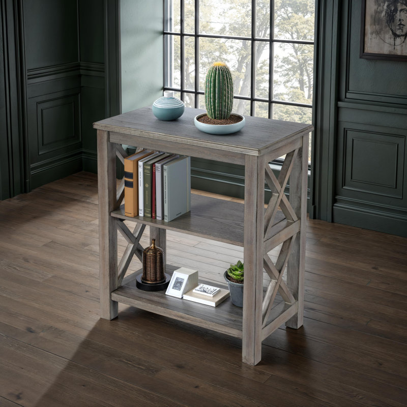 Vance 2 Shelf 22"W Bookcase, Plantation Cherry