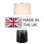 Reine 13cm Black Table Lamp Base