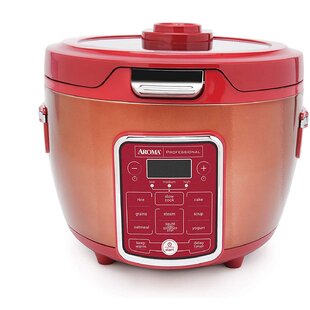Aroma Housewares ARC-1021DR AROMAA 20-cup (cooked) Super PotA Rice & grain  cooker, Food Steamer & Multicooker with SautA, Soup, and Spanish Rice  Functions