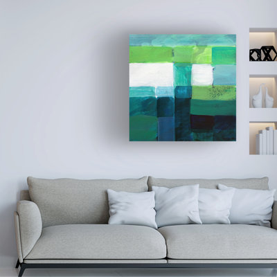 Aquarelle abstraite Gorée 2 sur toile