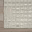 Tapis tissé à la machine 8 pi x 10 pi ivoire